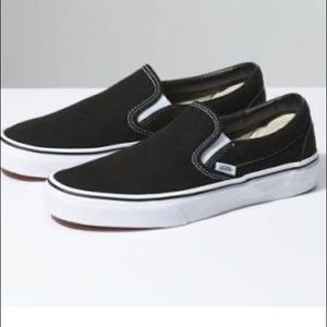 Black Slip On Vans